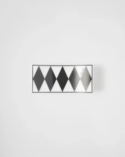 Prada BANDEJAS Y ACCESORIOS DE MESA^Set De Dos Soportes Para Palillos De Porcelana - Checkerboard