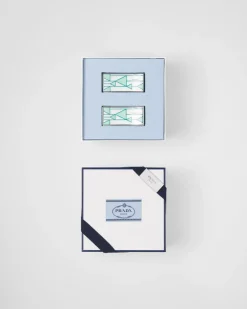 Prada BANDEJAS Y ACCESORIOS DE MESA^Set De Dos Soportes Para Palillos De Porcelana - Vienna Green