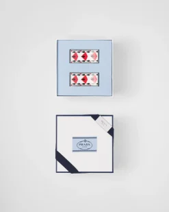 Prada BANDEJAS Y ACCESORIOS DE MESA^Set De Dos Soportes Para Palillos De Porcelana - Vienna Red