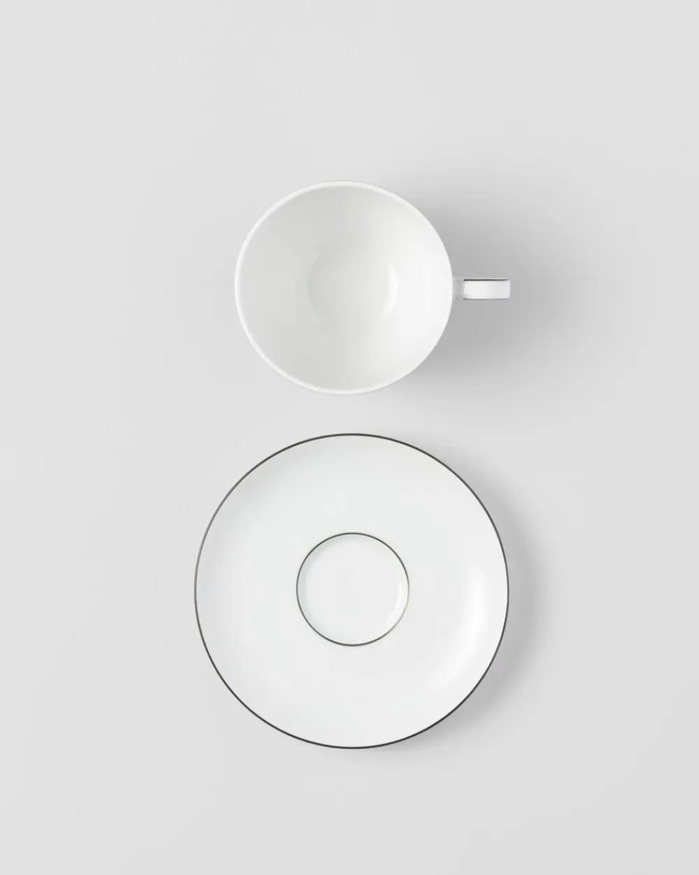 Prada TÉ Y CAFÉ^Set De Dos Tazas De Capuchino De Porcelana - Checkerboard