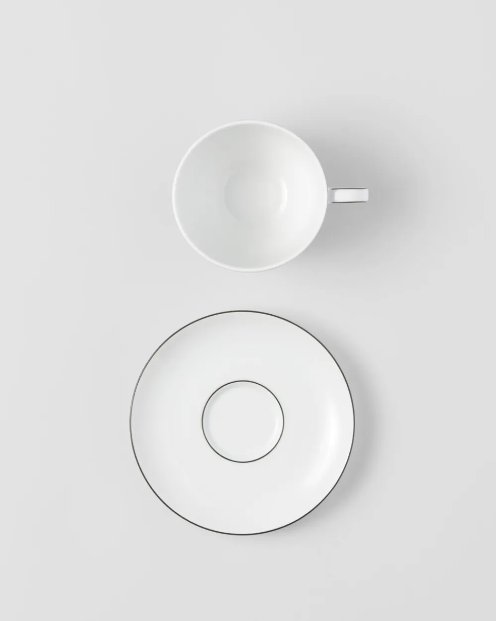 Prada TÉ Y CAFÉ^Set De Dos Tazas De Capuchino De Porcelana - Stripes