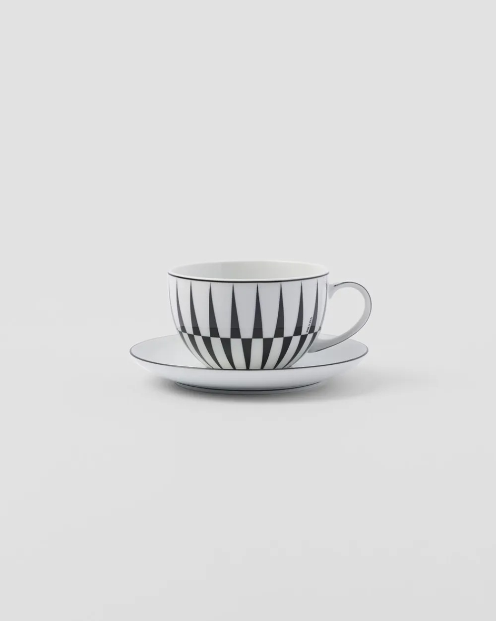 Prada TÉ Y CAFÉ^Set De Dos Tazas De Té De Porcelana - Stripes