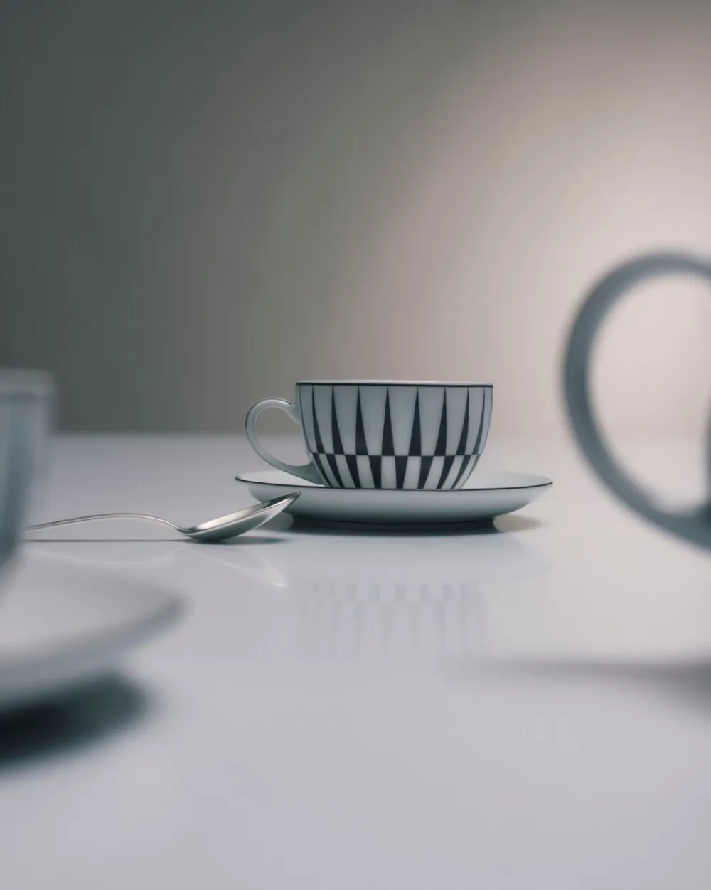 Prada TÉ Y CAFÉ^Set De Dos Tazas De Té De Porcelana - Stripes