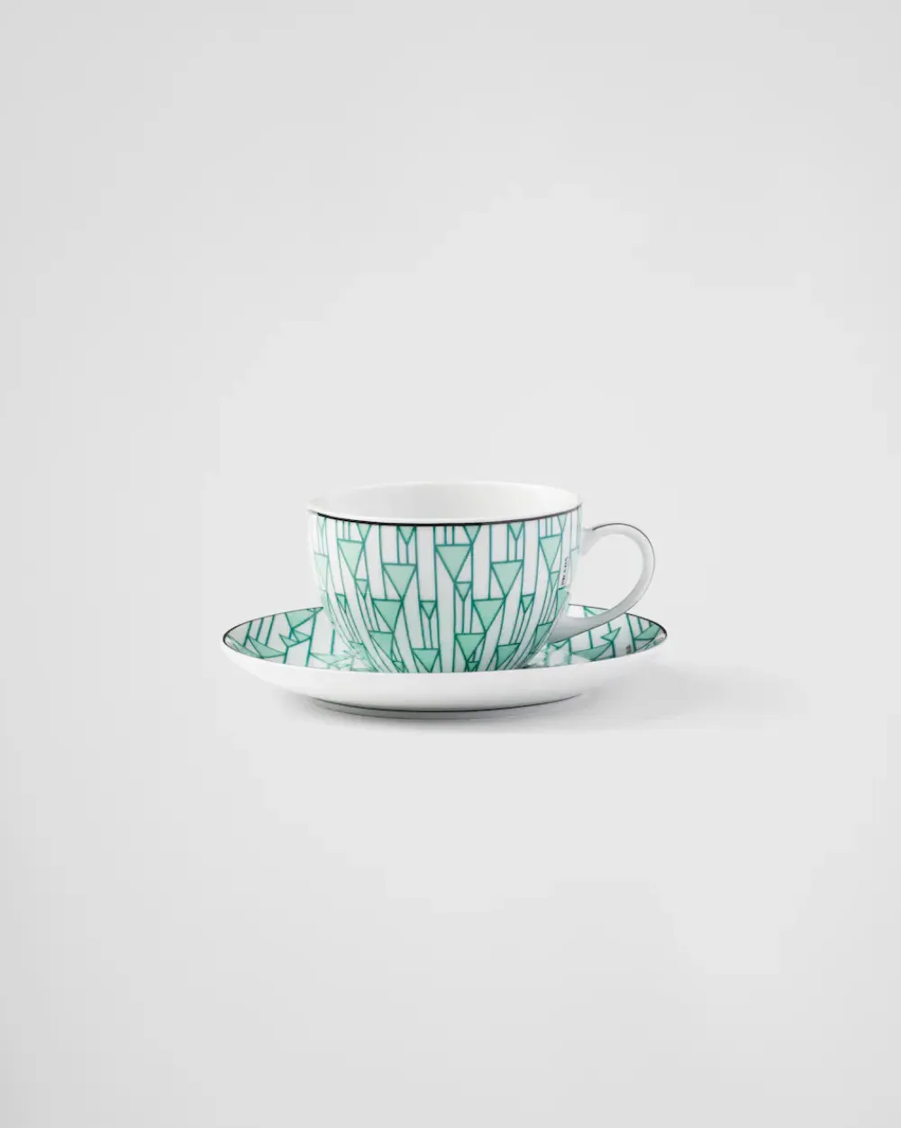 Prada TÉ Y CAFÉ^Set De Dos Tazas De Té De Porcelana - Vienna Green