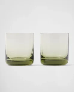 Prada COPAS Y VASOS^Set De Dos Vasos De Cristal - Plinth