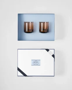 Prada COPAS Y VASOS^Set De Dos Vasos De Cristal - Plinth