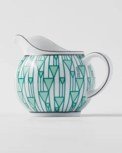 Prada TÉ Y CAFÉ^Set De Jarrita Y Azucarero De Porcelana - Vienna Green