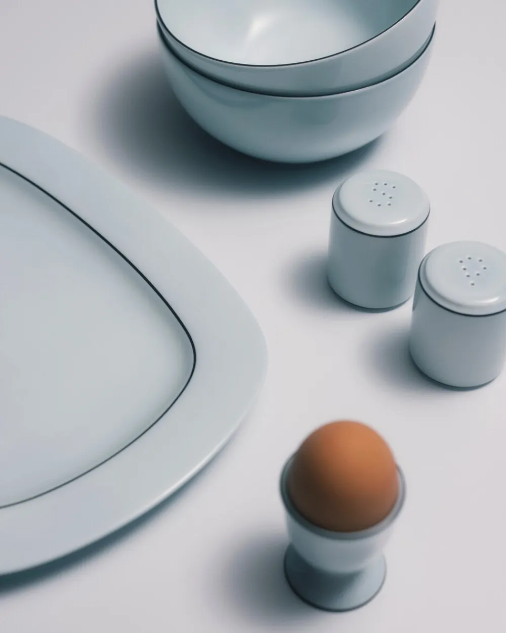 Prada BANDEJAS Y ACCESORIOS DE MESA^Set De Salero Y Pimentero De Porcelana - Celadon