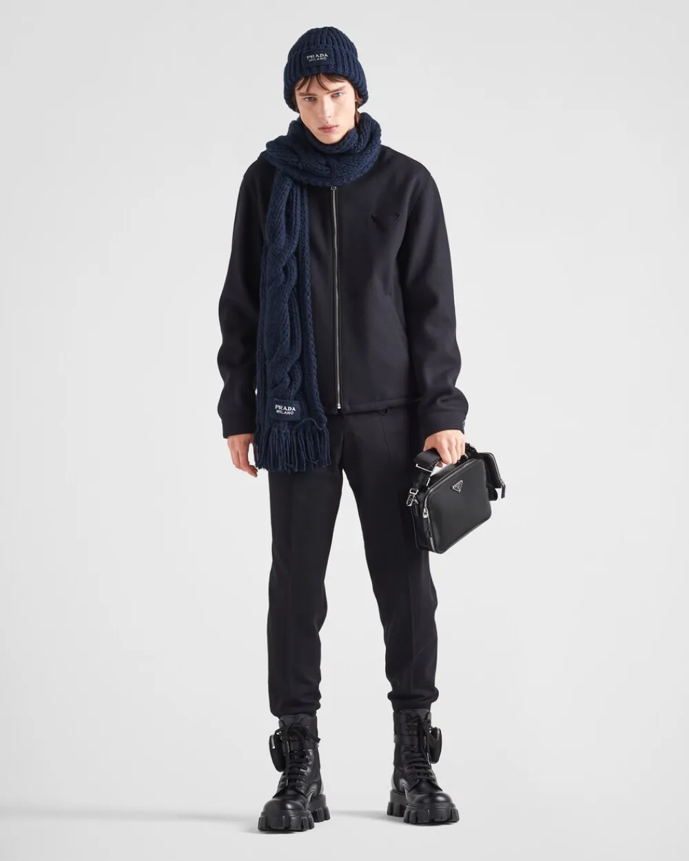 Hombre Prada CHAQUETAS Y ABRIGOS^Sobrecamisa De Lana Y Cachemir