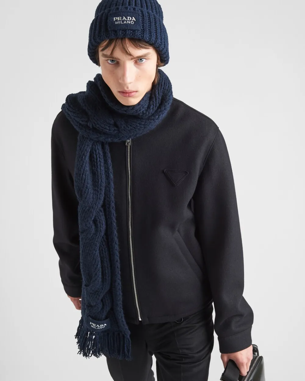 Hombre Prada CHAQUETAS Y ABRIGOS^Sobrecamisa De Lana Y Cachemir