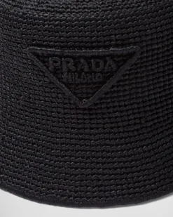 Mujer Prada SOMBREROS Y GUANTES^Sombrero De Pescador De Croché