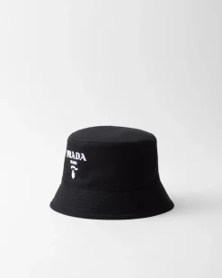 Mujer Prada SOMBREROS Y GUANTES^Sombrero De Pescador De Dril