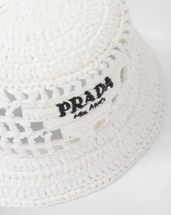 Mujer Prada SOMBREROS Y GUANTES^Sombrero De Pescador En Tela Tejida