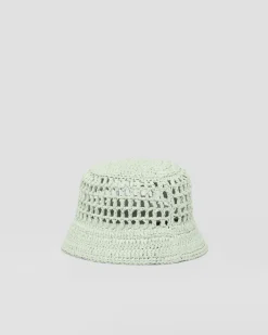 Mujer Prada SOMBREROS Y GUANTES^Sombrero De Pescador En Tela Tejida