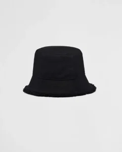 Mujer Prada SOMBREROS Y GUANTES^Sombrero Tipo Pescador De Dril