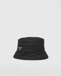 Mujer Prada COLECCIÓN FEMENINA|SOMBREROS Y GUANTES^Sombrero Tipo Pescador De Re-nylon