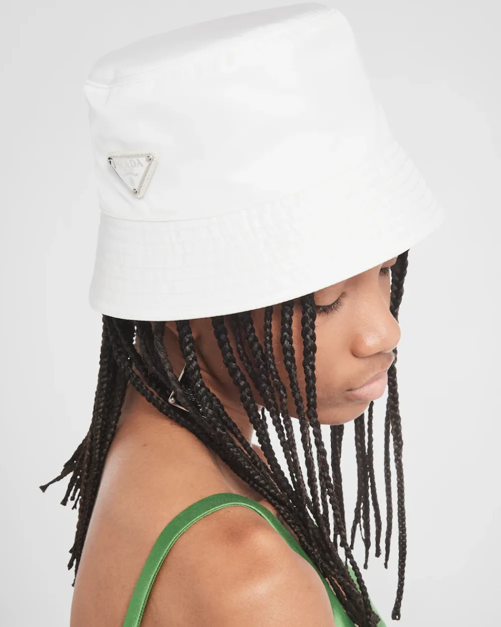 Mujer Prada COLECCIÓN FEMENINA|SOMBREROS Y GUANTES^Sombrero Tipo Pescador De Re-nylon