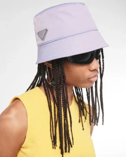 Mujer Prada COLECCIÓN FEMENINA|SOMBREROS Y GUANTES^Sombrero Tipo Pescador De Re-nylon