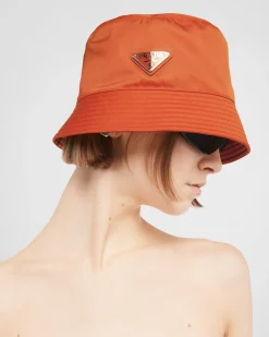 Mujer Prada COLECCIÓN FEMENINA|SOMBREROS Y GUANTES^Sombrero Tipo Pescador De Re-nylon