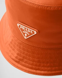 Mujer Prada COLECCIÓN FEMENINA|SOMBREROS Y GUANTES^Sombrero Tipo Pescador De Re-nylon