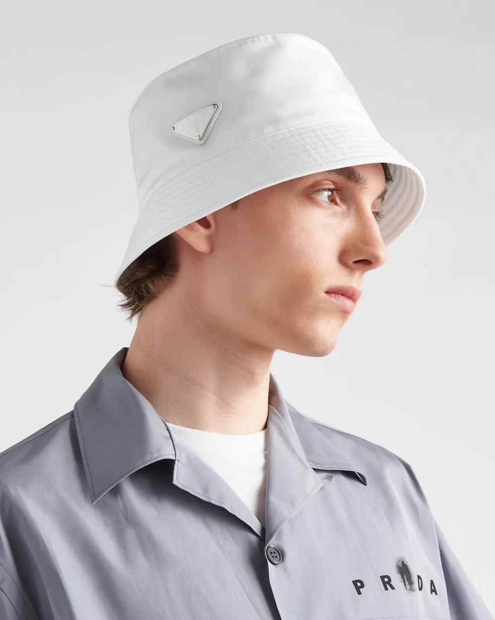 Hombre Prada COLECCIÓN MASCULINA|SOMBREROS Y GUANTES^Sombrero Tipo Pescador De Re-nylon