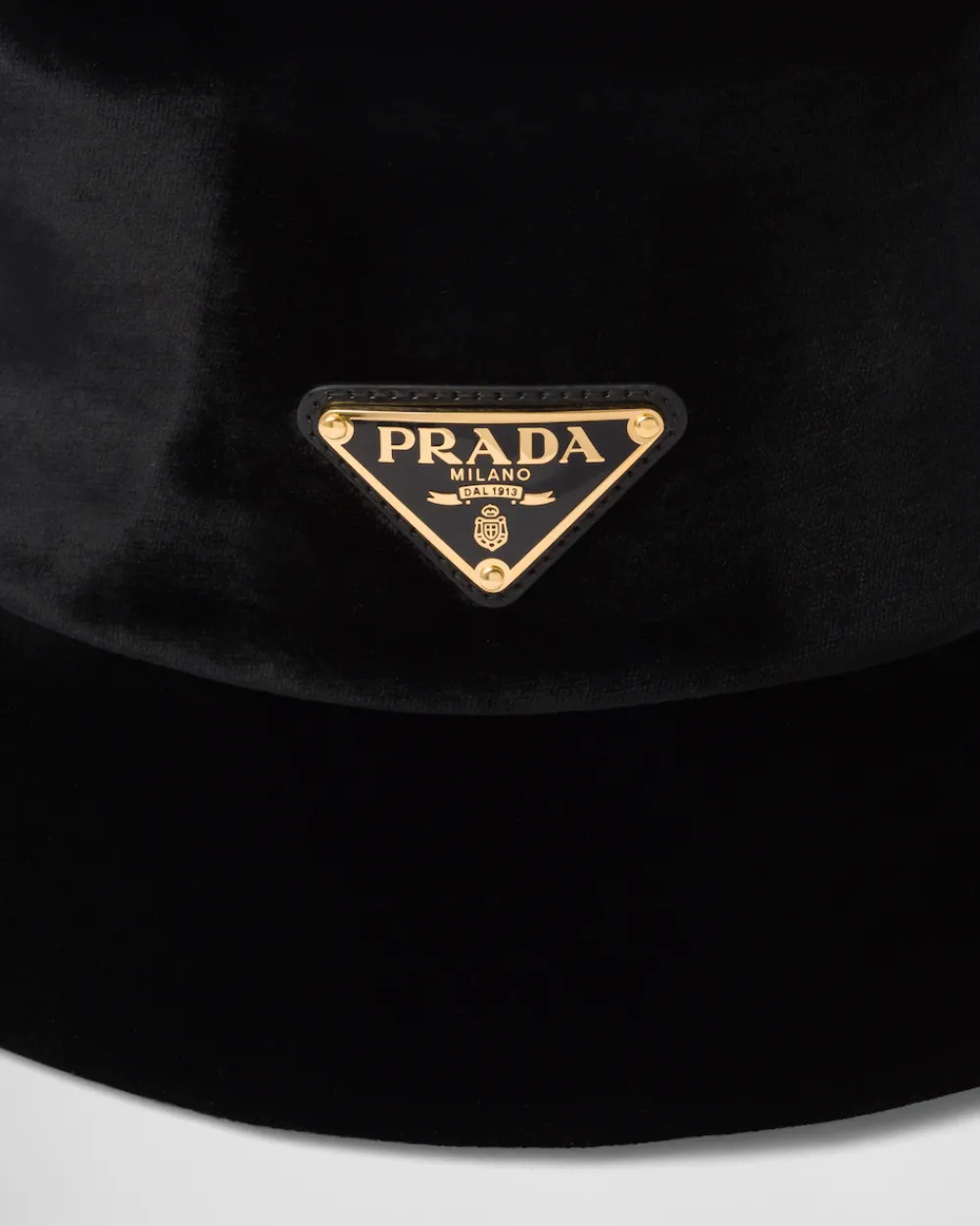 Mujer Prada SOMBREROS Y GUANTES^Sombrero Tipo Pescador De Terciopelo