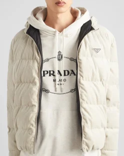 Hombre Prada ROPA DEPORTIVA Y SUDADERAS^Sudadera Con Capucha De Felpa De Algodón