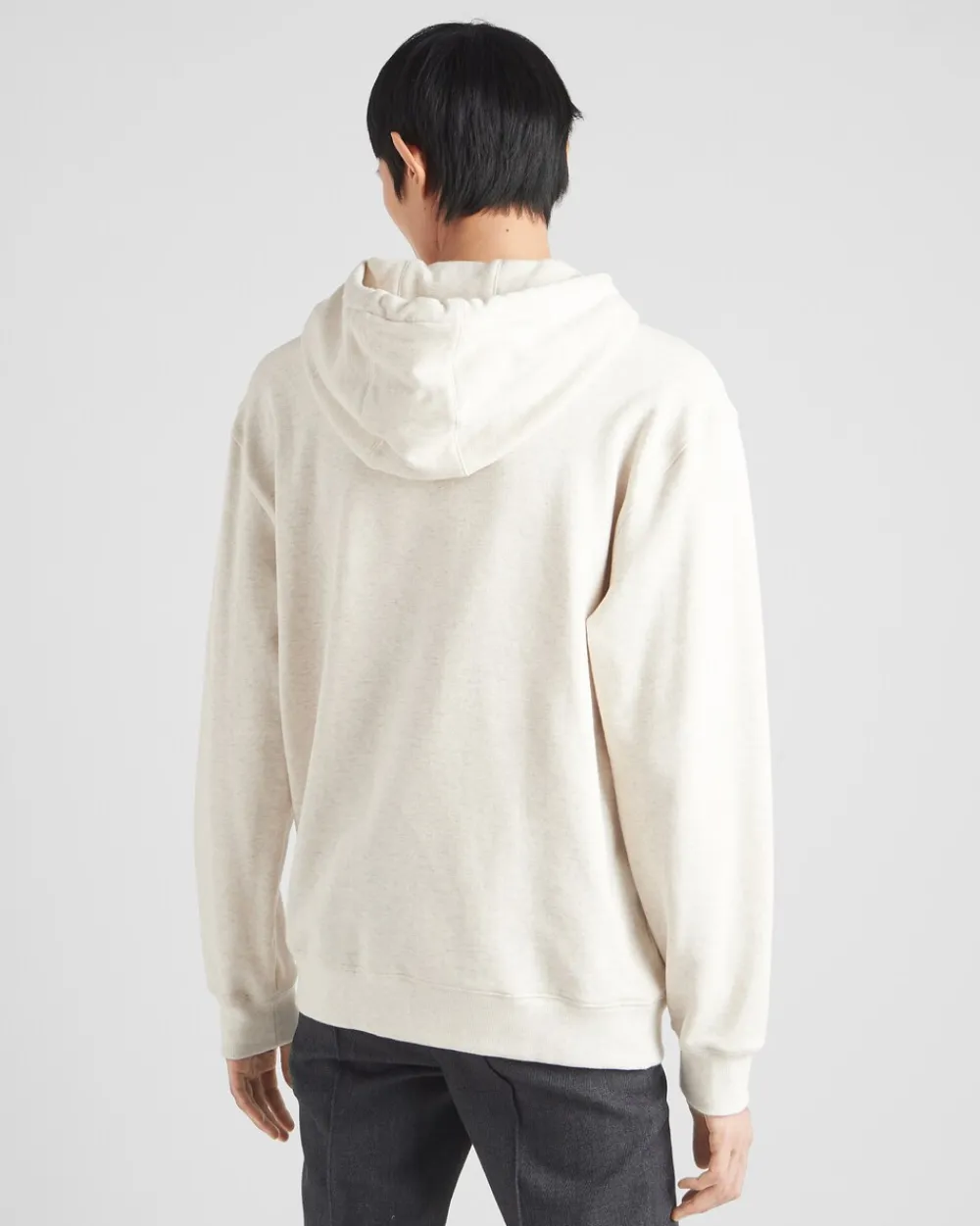Hombre Prada ROPA DEPORTIVA Y SUDADERAS^Sudadera Con Capucha De Felpa De Algodón