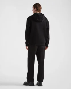 Hombre Prada ROPA DEPORTIVA Y SUDADERAS^Sudadera Con Capucha De Felpa De Algodón