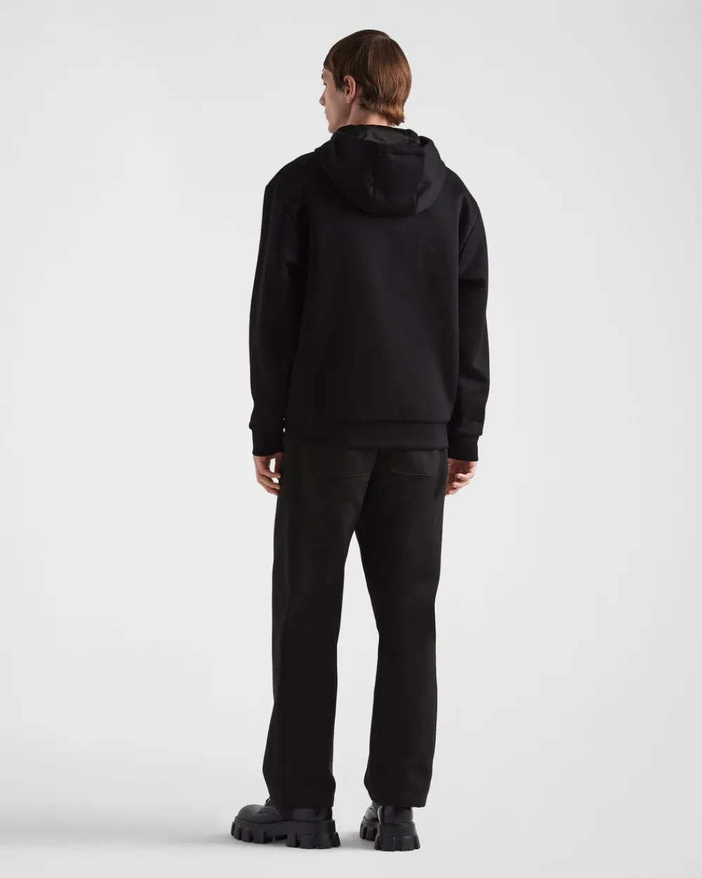 Hombre Prada ROPA DEPORTIVA Y SUDADERAS^Sudadera Con Capucha De Felpa De Algodón