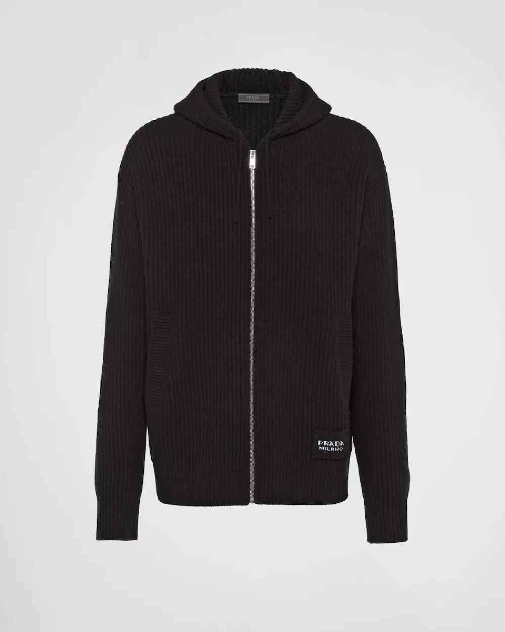 Hombre Prada TEJIDOS DE PUNTO^Sudadera Con Capucha De Lana Y Cachemir