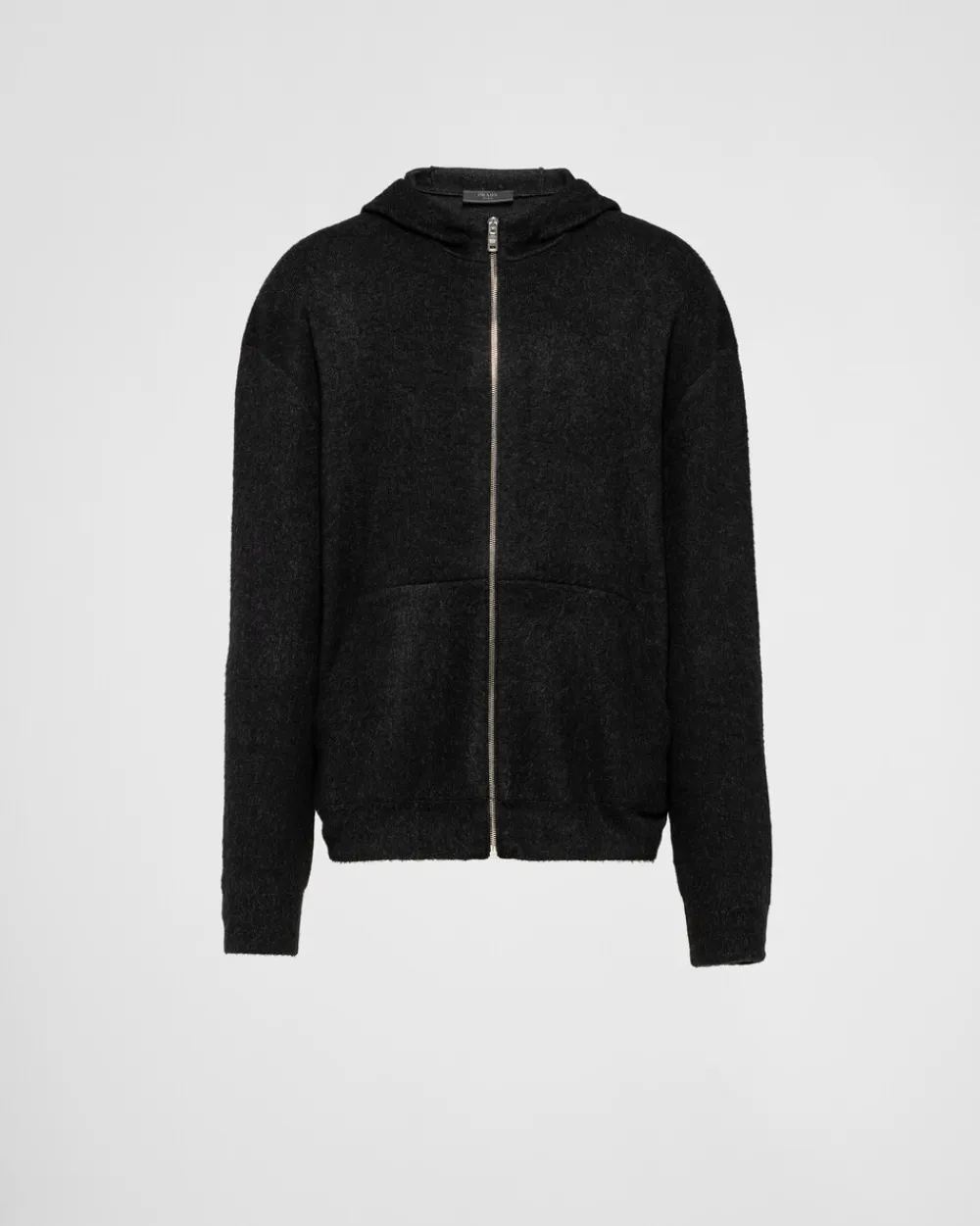 Hombre Prada TEJIDOS DE PUNTO^Sudadera Con Capucha De Punto De Cachemir