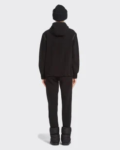 Mujer Prada ROPA^Sudadera Con Capucha Forro Polar Técnico