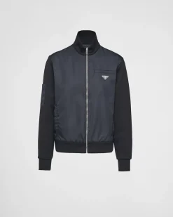 Hombre Prada ROPA DEPORTIVA Y SUDADERAS^Sudadera Con Detalles De Re-nylon