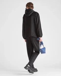 Hombre Prada ROPA DEPORTIVA Y SUDADERAS|CHAQUETAS Y ABRIGOS^Sudadera De Cachemir Con Capucha