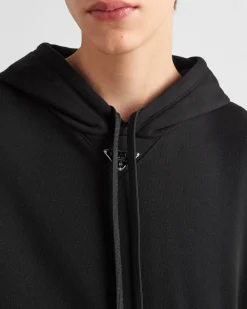 Hombre Prada ROPA DEPORTIVA Y SUDADERAS^Sudadera De Felpa De Algodón Con Capucha