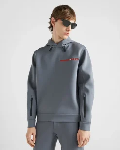 Hombre Prada ROPA^Sudadera De Punto Doble Reciclado