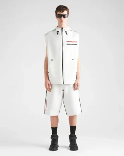 Hombre Prada ROPA^Sudadera De Punto Técnico Reciclado Con Cinta