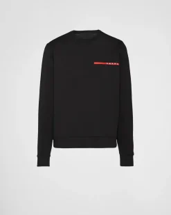 Hombre Prada ROPA^Sudadera De Tejido Técnico Reciclado