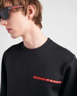 Hombre Prada ROPA^Sudadera De Tejido Técnico Reciclado