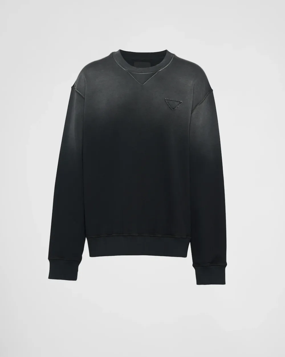 Hombre Prada ROPA DEPORTIVA Y SUDADERAS^Sudadera Holgada De Algodón Teñido En Prenda