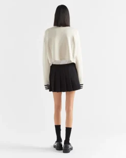 Mujer Prada CAMISETAS Y SUDADERAS^Sudadera Holgada De Felpa De Algodón