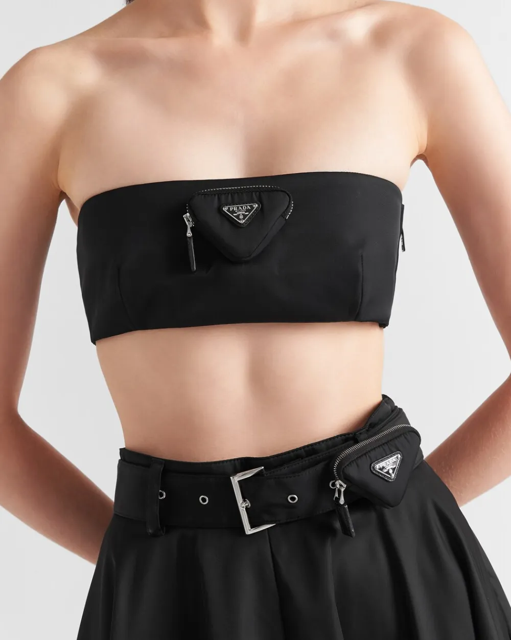 Mujer Prada COLECCIÓN FEMENINA|CAMISAS Y TOPS^Sujetador Bandeau De Re-nylon