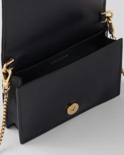 Mujer Prada CARTERAS Y TARJETEROS^Tarjetero Con Bandolera De Lentejuelas