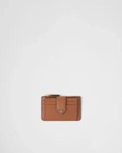 Mujer Prada CARTERAS Y TARJETEROS^Tarjetero De Piel