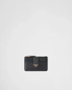 Mujer Prada CARTERAS Y TARJETEROS^Tarjetero De Piel
