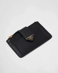 Mujer Prada CARTERAS Y TARJETEROS^Tarjetero De Piel