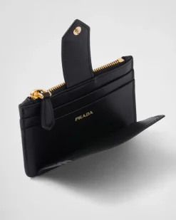 Mujer Prada CARTERAS Y TARJETEROS^Tarjetero De Piel