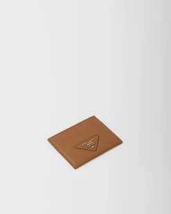Mujer Prada CARTERAS Y TARJETEROS^Tarjetero De Piel
