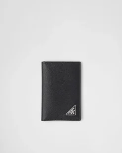 Hombre Prada CARTERAS Y TARJETEROS^Tarjetero De Piel